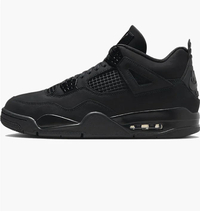 Кроссовки мужские Air Jordan 4 Retro Black Cat (2025) Black FV5029-010