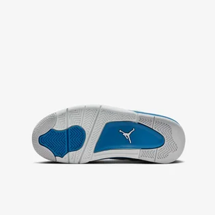 Кроссовки детские Air Jordan 4 Retro Military Blue White HF4281-141