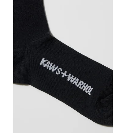 Носки мужские Uniqlo Kaws + Warhol Ut Black (1 пара) E476519-09
