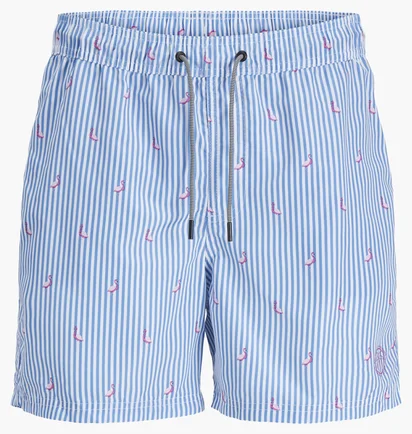 Шорти чоловічі Jack & Jones Fiji Stripes Light Blue 12253240
