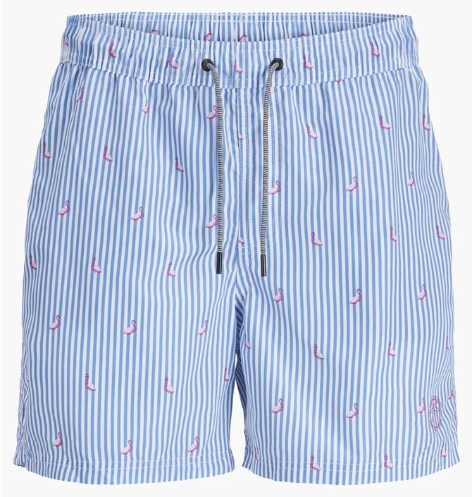 Шорти чоловічі Jack & Jones Fiji Stripes Light Blue 12253240