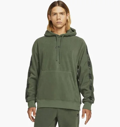 Худи мужское Nike Repeat Polar Fleece Hoodie Green DO2611-335