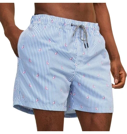 Шорти чоловічі Jack & Jones Fiji Stripes Light Blue 12253240