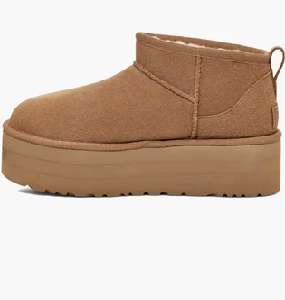 Угги женские UGG Classic Ultra Mini Platform Brown 1135092