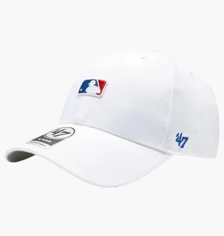 Кепка унісекс 47 Brand Batter Man Logo Base Runner White MLB-BRMPS01WBP-WH