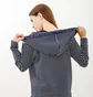 Толстовка женская AUSTRALIAN Stripes Hoodie Polyviscosa Jacket Blue LSDGC0010-020