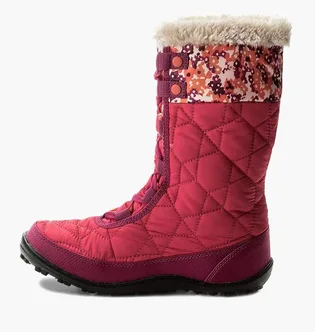 Чоботи жіночі Columbia Youth Minx Mid || Omni-Heat Waterproof Pink BY1336-637