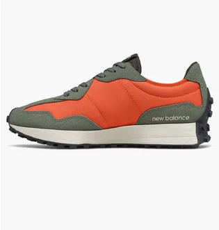 Кроссовки мужские New Balance 327 Orange/Olive Ms327Tb