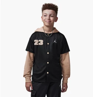 Толстовка детская Air Jordan Hooded Jumpman Baseball Black/Beige 95D542-023