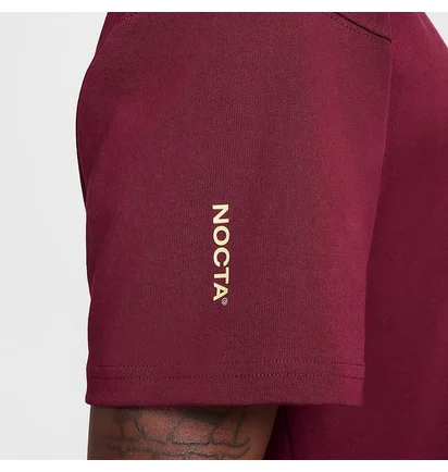 Футболка унісекс Nike Nocta Cs Short-Sleeve Tee Bordo HM5774-638