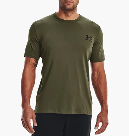 Футболка чоловіча Under Armour Sportstyle Olive 1326799-390
