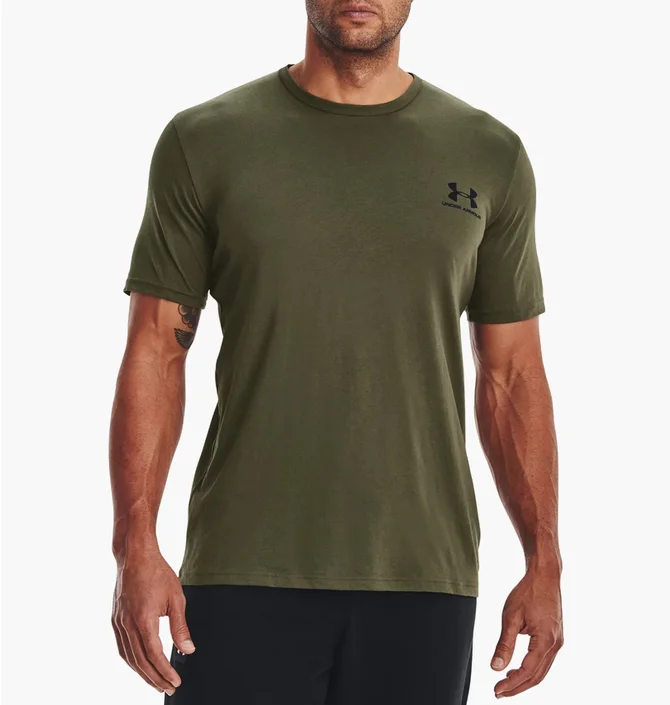 Футболка чоловіча Under Armour Sportstyle Olive 1326799-390