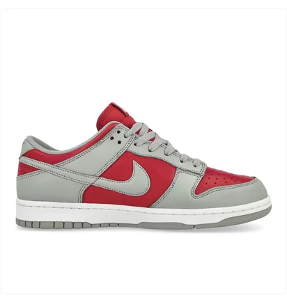 Кроссовки унисекс Nike Dunk Low Grey/Red FQ6965-600