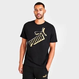 Футболка мужская Puma Essentials+ Big Metallic Logo T-Shirt Black 849866-01
