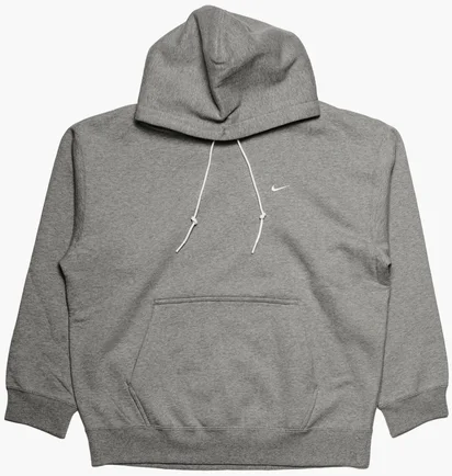 Худи мужские Nike Solo Swoosh Hoodie Grey DX1355-063