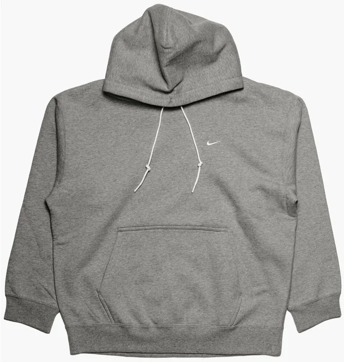 Худи мужские Nike Solo Swoosh Hoodie Grey DX1355-063