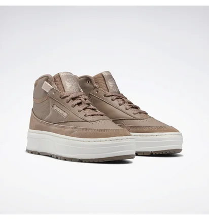 Кроссовки женские Reebok Club C Geo Mid Brown Gv7035