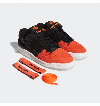 Кросівки чоловічі Adidas Forum Low Atlanta Black/Orange Gz6604