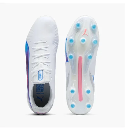 Бутсы мужские Puma King Ultimate Firm Ground/Artificial Ground Soccer Cleats White 107809-02