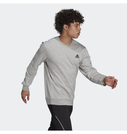 Свитшот мужской Adidas Essentials Fleece Sweatshirt Grey H12221