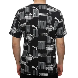 Футболка чоловіча Puma Ess+ Logo Lab Aok Tee Black/Grey 678982-01