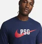 Футболка мужская Nike Paris Saint-Germain Swoosh T-Shirt Blue FD1040-410