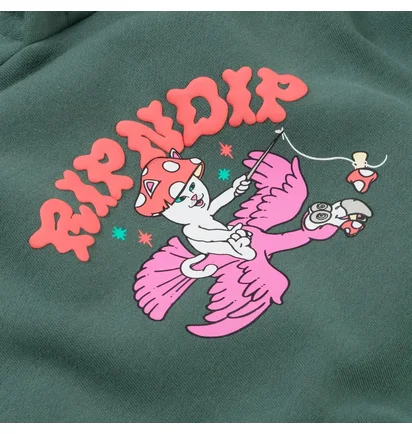 Худи мужское RipNDip Take A Trip Green RNDFAL24138