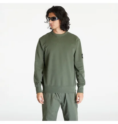 Свитшот мужской Calvin Klein Jeans Badge Crew Neck Green J30J323426-LLP