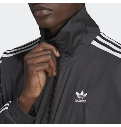 Вітровка чоловіча Adidas Adicolor 3D Trefoil 3-Stripes Track Jacket Black GN3535