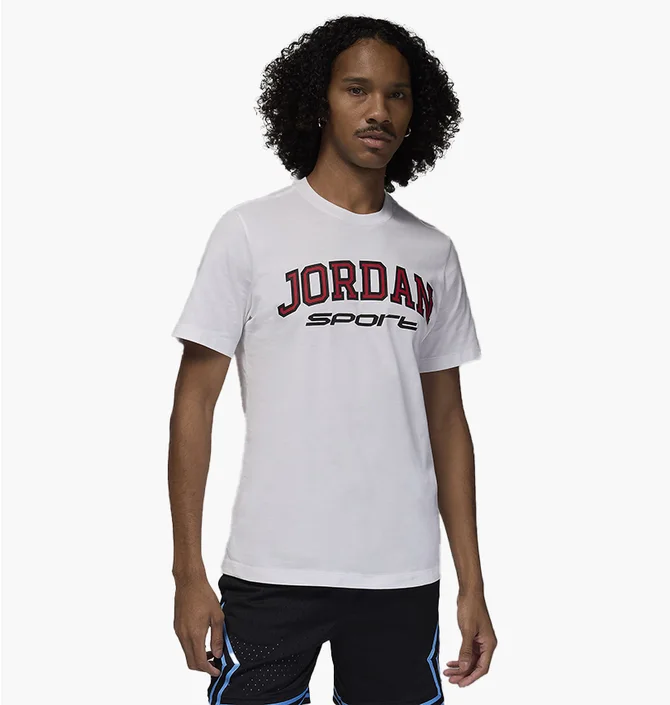 Футболка мужская Air Jordan Sport Dri-Fit T-Shirt White FZ1985-100