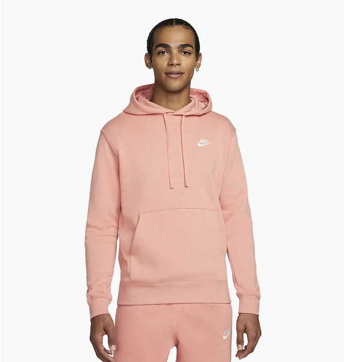 Худі унісекс Nike Sportswear Club Fleece Pink BV2654-824