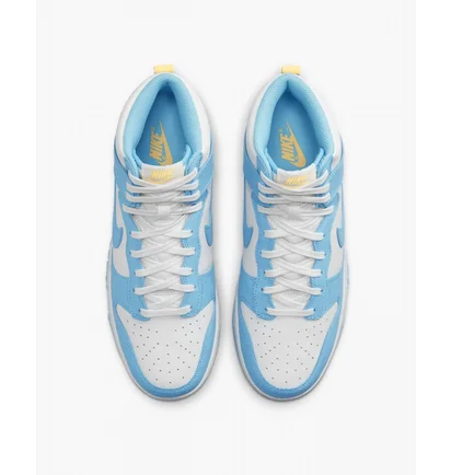 Кросівки чоловічі Nike Dunk High Retro White/Light Blue Dd1399-401
