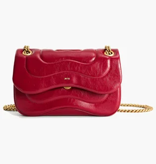 Сумка жіноча JW PEI Tina Quilted Chain Crossbody Red BB2023BG74158JWP