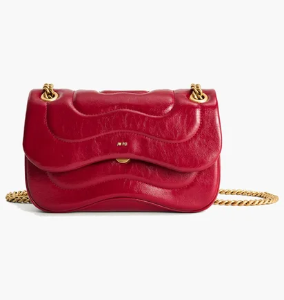 Сумка женская JW PEI Tina Quilted Chain Crossbody Red BB2023BG74158JWP