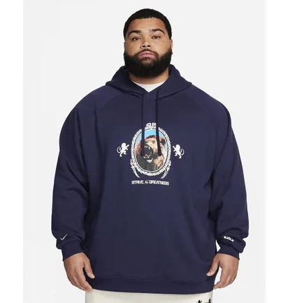 Худи мужское Nike Lebron Pullover Fleece Hoodie Blue FB7123-555