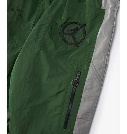 Штаны мужские Air Jordan Track Pants X Off-White Green/Grey CV3445-361