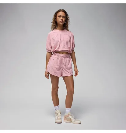 Футболка женская Air Jordan Ss Knit Top Ssnl Pink FN5732-607
