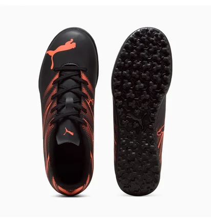 Сороконожки детские Puma Attacanto Black/Orange 107481-12