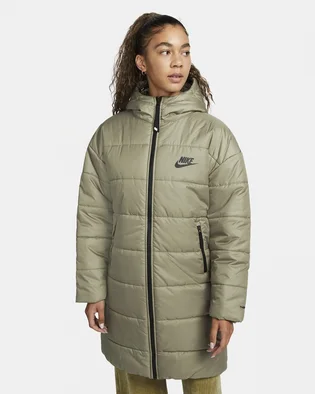 Куртка женская Nike W Nsw Syn Tf Rpl Hd Parka Olive Dx1798-351