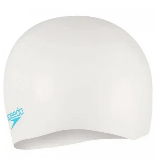 Шапочка для плавания детская Speedo Plain Moud Silc Cap Jf/Jm/Ju White 8-7099017621