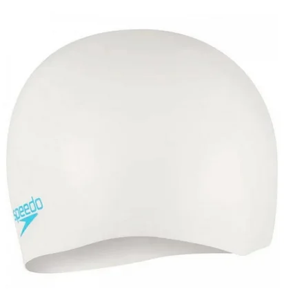 Шапочка для плавання дитяча Speedo Plain Moud Silc Cap Jf/Jm/Ju White 8-7099017621