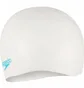 Шапочка для плавання дитяча Speedo Plain Moud Silc Cap Jf/Jm/Ju White 8-7099017621