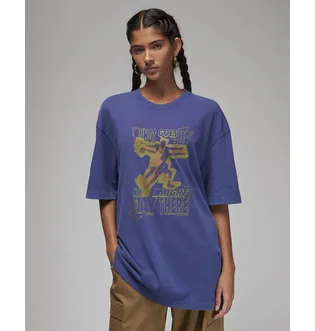 Футболка женская Air Jordan Oversized T-Shirt Blue FD7208-502