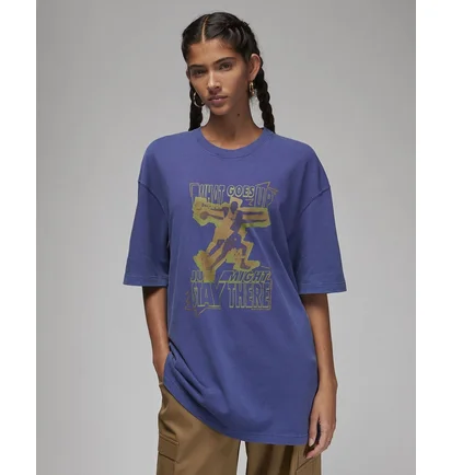Футболка женская Air Jordan Oversized T-Shirt Blue FD7208-502
