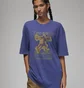 Футболка женская Air Jordan Oversized T-Shirt Blue FD7208-502