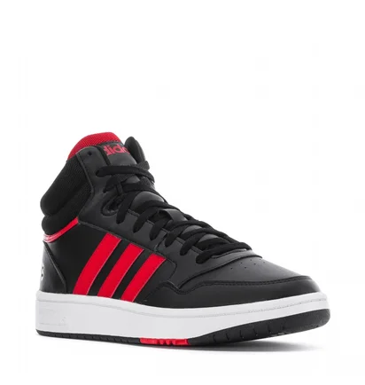 Кроссовки мужские Adidas Hoops 3.0 Mid Black ID9835