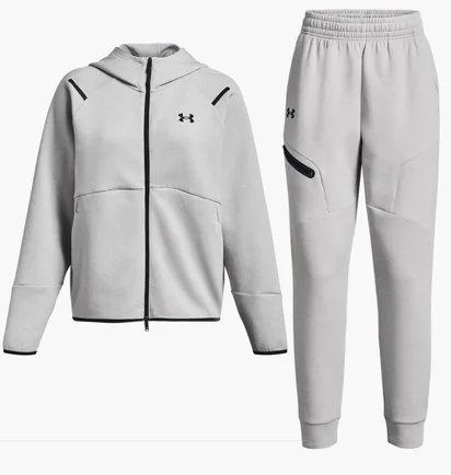 Спортивный костюм женский Under Armour Unstoppable Flc Grey 1379842-011__1379846-011