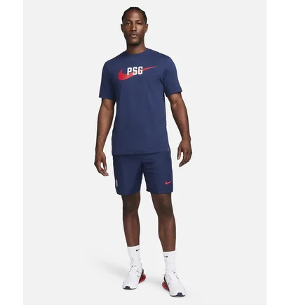 Футболка мужская Nike Paris Saint-Germain Swoosh T-Shirt Blue FD1040-410