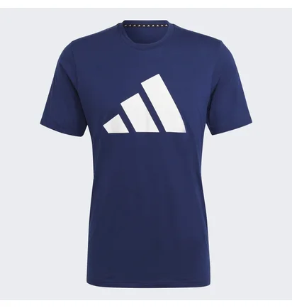 Футболка чоловіча Adidas Train Essentials Feelready Logo Training Tee Blue Ib8275