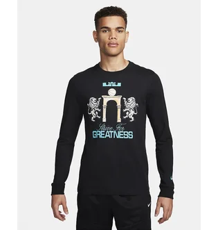 Лонгслив мужской Nike T-Shirtlebron Black FQ4908-010